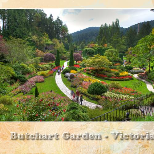 butchart garden victoria with direct tour operator BestCanadatours.com